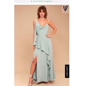 Sage Green Formal Maxi Dress